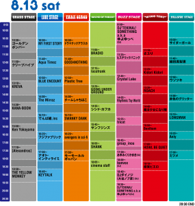 ROCK IN JAPAN 13/08/2016